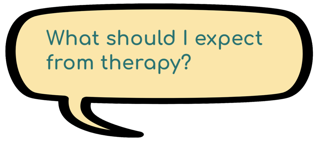 What should I expect from therapy?